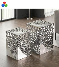 Satztisch >WL7.478< (2-teilig) in Silber oder gold,...