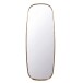 Spiegel >WL7.485< in Gold, Metall / Spiegel - 46x122x2cm (BxHxT)
