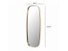 Spiegel >WL7.485< in Gold, Metall / Spiegel - 46x122x2cm (BxHxT)