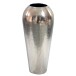 Dekovase >WL7.486< in Silber, Aluminium - 50x23cm (HxD)