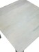 Esstisch >WL7.489< in Mango Weiß, Massivholz - 80x75x80cm (BxHxT)