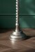Beistelltisch >WL7.493< in Silber, Aluminium - 51x28cm (HxD)