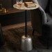 Beistelltisch >WL7.494< in Silber, Aluminium - 60x29cm (HxD)