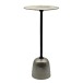Beistelltisch >WL7.494< in Silber, Aluminium - 60x29cm (HxD)