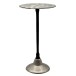 Beistelltisch >WL7.495< in Silber, Aluminium - 54x29cm (HxD)