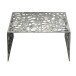 Couchtisch >WL7.502< in Silber, Aluminium - 60x31x60cm (BxHxT)