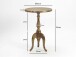 Beistelltisch >WL7.506< in Gold, Aluminium - 55x35cm (HxD)