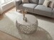 Couchtisch >WL7.509< in Silber, Aluminium - 32x60cm (HxD)