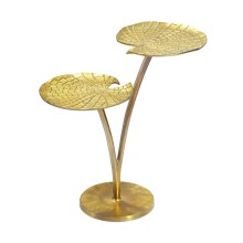 Beistelltisch >WL7.518< in Gold, Aluminium -...