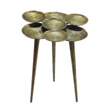 Beistelltisch >WL7.519< in Gold, Aluminium -...