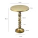 Beistelltisch >WL7.539< in Gold, Aluminium - 56x40cm (HxD)