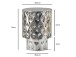 Beistelltisch >WL7.544< in Silber, Aluminium - 50x36cm (HxD)