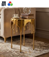 Beistelltisch >WL7.535< in Gold oder silber,...