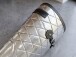 Dekofigur >WL7.547< Schimrständer, Schuh, Silber, Aluminium - 26x11x44cm (LxBxH)