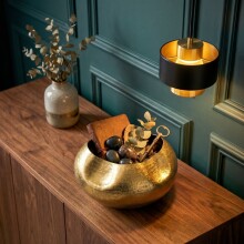 Dekovase >WL7.551< in Gold, Aluminium - 21x30cm (HxD)