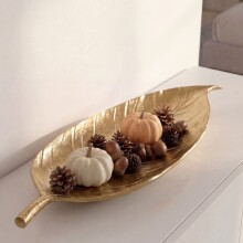 Dekofigur >WL7.555< in Gold, Aluminium - 61x18x6cm...