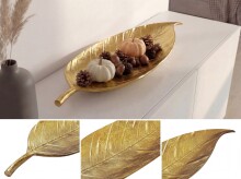 Dekofigur >WL7.555< in Gold, Aluminium - 61x18x6cm (LxBxH)