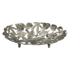 Dekofigur >WL7.556< in Silber, Aluminium - 49x31x8cm (LxBxH)