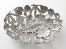 Dekofigur >WL7.556< in Silber, Aluminium - 49x31x8cm (LxBxH)