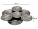 Dekofigur >WL7.560< in Silber, Aluminium - 44x44x4cm (LxBxH)