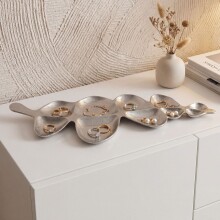 Dekofigur >WL7.577< in Silber, Aluminium - 61x18x3cm (LxBxH)