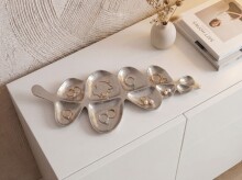 Dekofigur >WL7.577< in Silber, Aluminium - 61x18x3cm (LxBxH)
