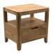 Nachtkommode >WL7.583< in Akazie, Massivholz - 45x46x35cm (BxHxT)