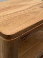 Nachtkommode >WL7.584< in Akazie, Massivholz - 40x60x30cm (BxHxT)