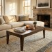 Couchtisch >WL7.588< in Mango Braun, Massivholz - 120x40x60cm (BxHxT)