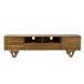 Lowboard >WL7.593< in Akazie, Massivholz - 160x46x40cm (BxHxT)