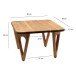 Couchtisch >WL7.594< in Akazie, Massivholz - 60x40x60cm (BxHxD)
