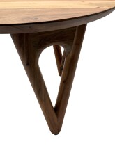 Couchtisch >WL7.596< in Akazie, Massivholz - 42x60cm (HxD)