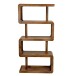 Standregal >WL7.614< in Mango, Massivholz - 80x160x40cm (BxHxT)