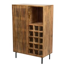Barschrank >WL7.615< in Mango, Massivholz - 80x123x43cm (BxHxD)