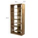 Bücherregal >WL7.629< in Mango, Massivholz - 90x200x40cm (BxHxT)
