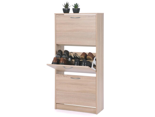 Schuhkipper >Mavin I< in Sonoma-Eiche - 58x123.5x25cm (BxHxT)