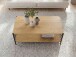 Couchtisch >WL7.636< in Eiche Dekor, Holzwerkstoff - 110x60x42cm (LxBxH)