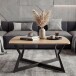 Couchtisch >WL7.638< in Eiche Dekor, Holzwerkstoff - 75x40x75cm (BxHxT)