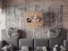 Couchtisch >WL7.638< in Eiche Dekor, Holzwerkstoff - 75x40x75cm (BxHxT)