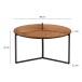 Couchtisch >WL7.651< in Holzdekor, Holzwerkstoff - 42x80cm (HxD)