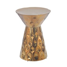 Beistelltisch >WL7.658< in Gold, Aluminium -...