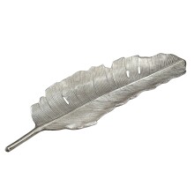 Dekofigur >WL7.687< in Silber, Aluminium - 60x18x4cm (LxBxH)