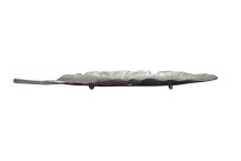 Dekofigur >WL7.687< in Silber, Aluminium - 60x18x4cm (LxBxH)