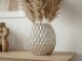 Dekovase >WL7.706< in Silber, Aluminium - 34x13x32cm (LxBxH)