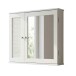 Badezimmerspiegelschrank >WL7.762< in Weiß - 60x50x15 (BxHxT)