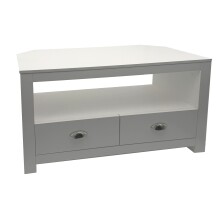 Lowboard >WL7.770< in Weiß, Holzwerkstoff - 85x58x39cm (BxHxT)