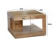 Couchtisch >WL7.777< in Akazie, Massivholz - 60x40x60cm (BxHxT)