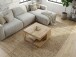 Couchtisch >WL7.777< in Akazie, Massivholz - 60x40x60cm (BxHxT)