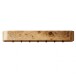 Garderobenhaken >WL7.780< in Akazie / schwarz - 100x20x20 (BxHxT)