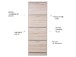 Schuhkipper >Mavin II< - 58x162x25cm (BxHxT)